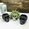 Resin Skull Planter Resin Flower Pot Resin 3d Skull Head Planter Pot for Indoor Outdoor Plants Halloween Home Decor Balcony 2