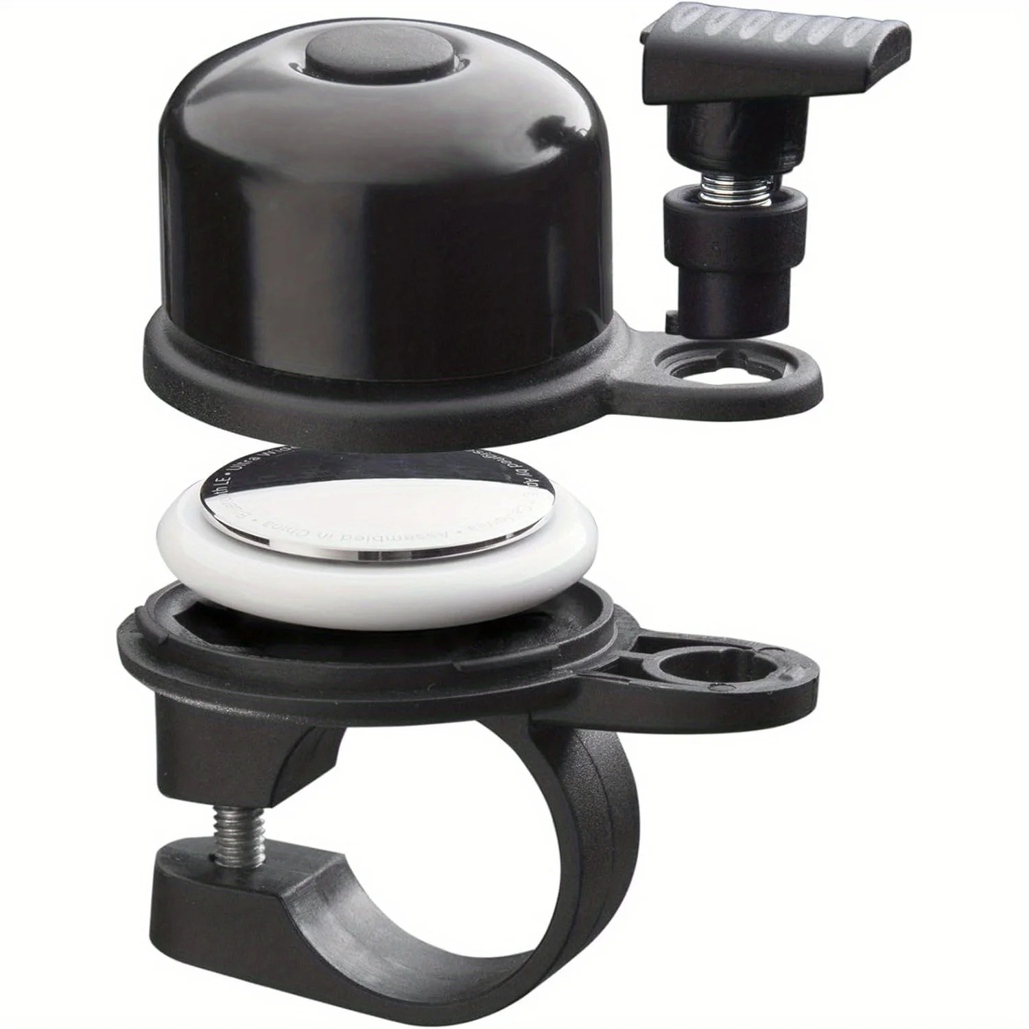 Bicycle Bell for Apple AirTag Holder Hidden in Bell Bicycle Anti-Theft Road Approved Tool Included