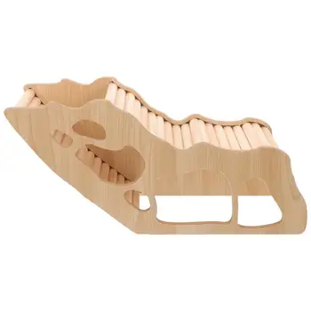 Hamster Tunnel Rat Wood Hideout Small House Wooden Guinea Pig Houses Hideouts Household Squirrel Tiny Homes