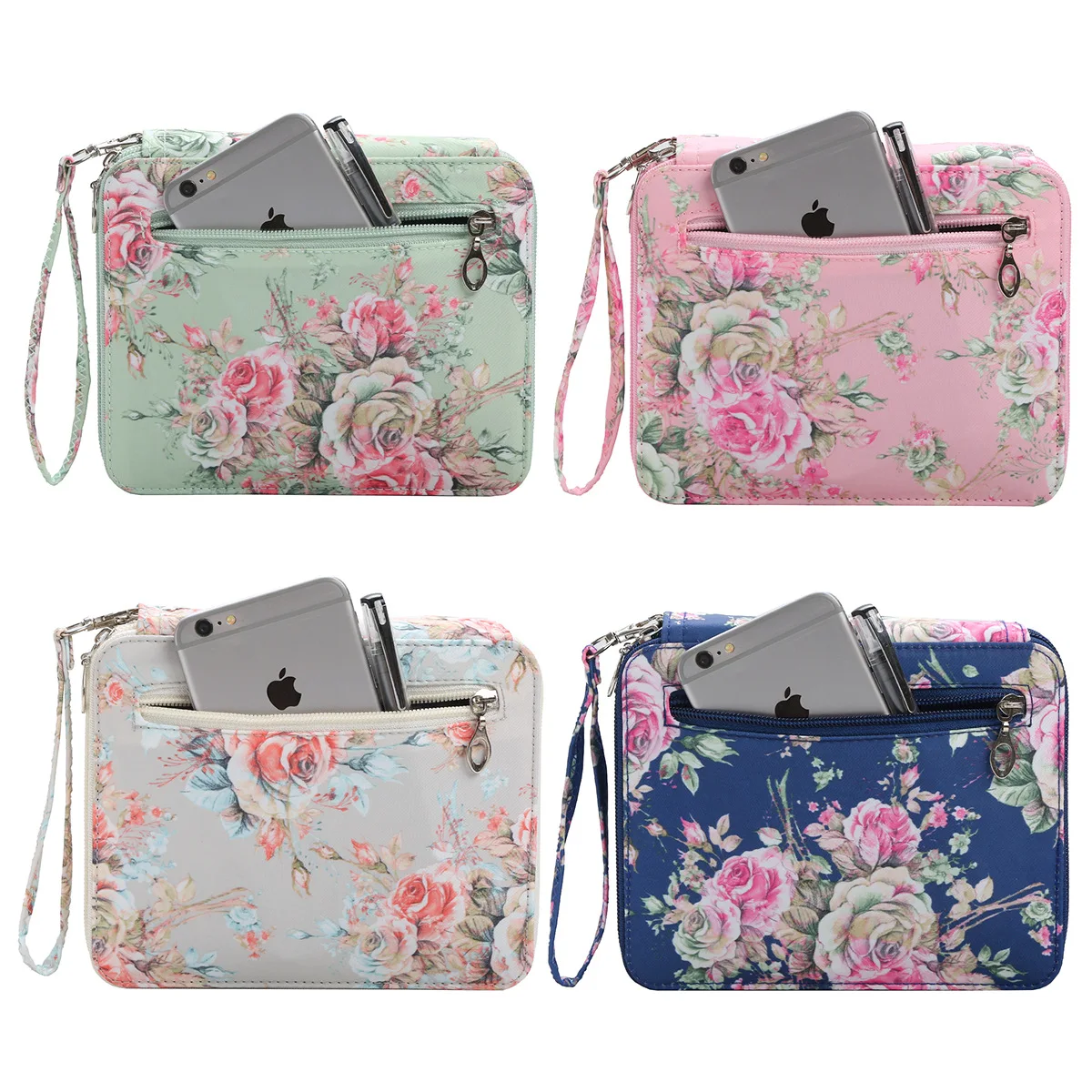 

Portable Colored Pencil Case 120 Slots Pen Pencil Bag Organizer with Handy Wrap for Girls, Women, Student, Artist,School, Office