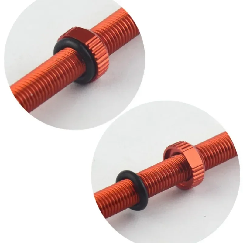 Bicycle Tubeless Valve 1Pair 48mm 60mm Presta Valve for Road MTB Bicycle Tubeless Tires Brass Core Alloy Stem Tubeless Sealant Compatible