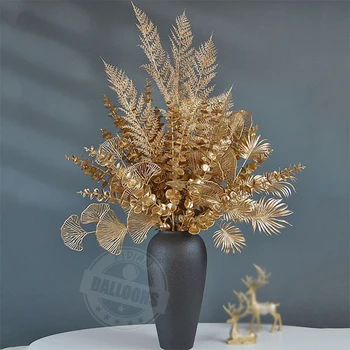 Golden Artificial Flower Bouquet 1
