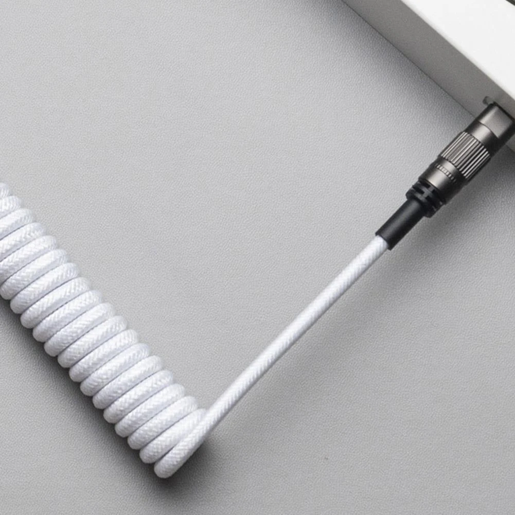 용수철 항공 키보드 액세서리, 코일 케이블 C 타입에서 USB 용수철 와이어, 1.5m