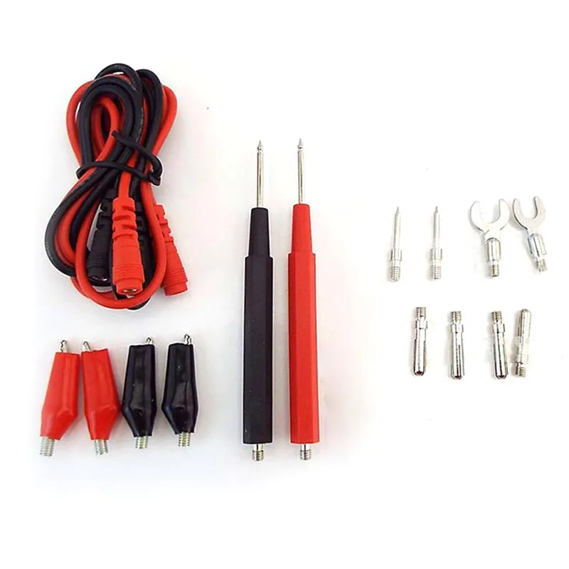 16pcs Multimeter Probe 93cm Needle Tip Test Leads Alligator Clip Cable Kit 