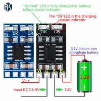 Contrôleur de Charge solaire MPPT 1A 3.2v 3.7V 18650 LiPo Li-ion Module de chargeur de batterie au Lithium SD05CRMA Charge de batterie de panneau solaire 6
