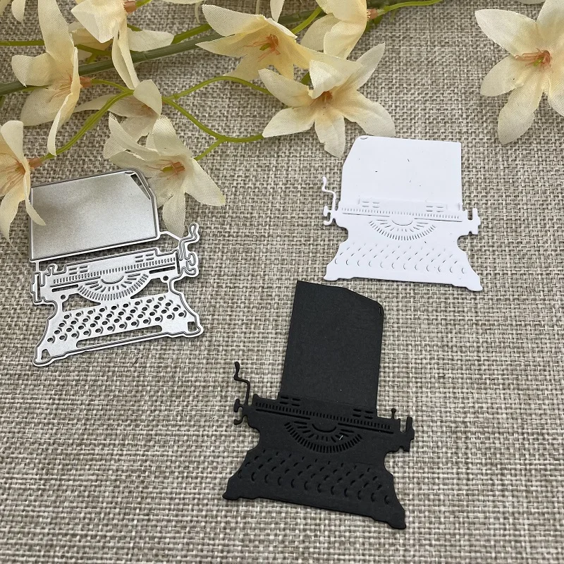 

Typewriter Metal Cutting Dies Stencils For DIY Scrapbooking Decorative Embossing Handcraft Die Cutting Template Mold