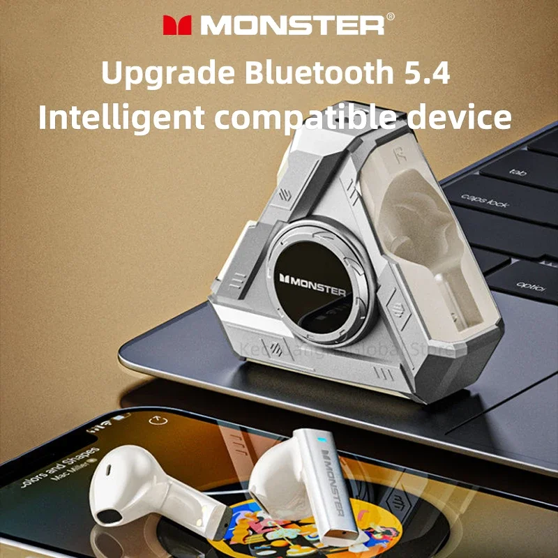 Original Monster XKT22 Bluetooth 5.4 Earphones TWS Wireless