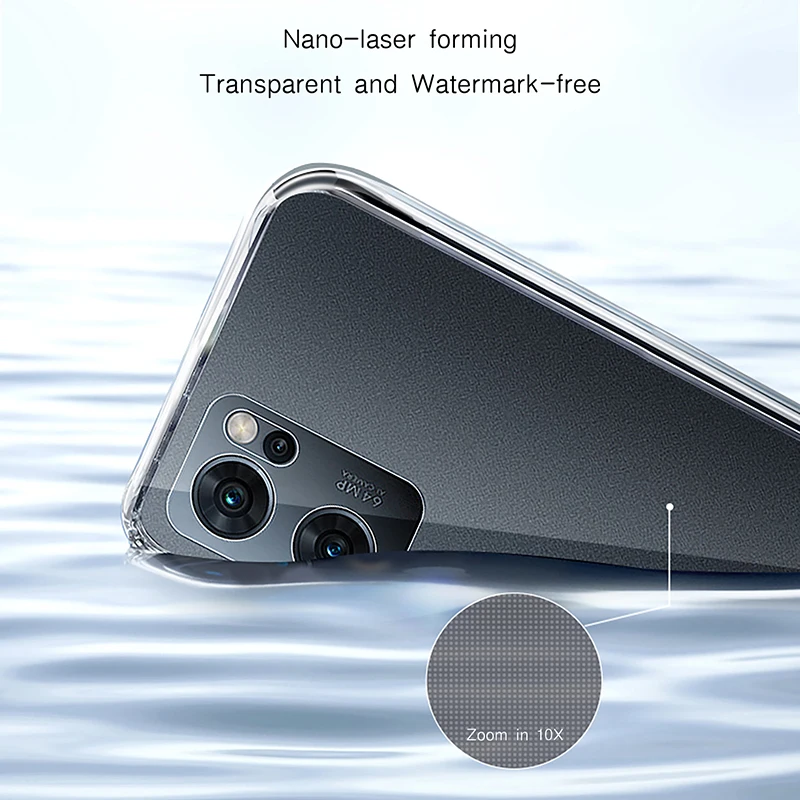 XINYEXIN Cover per Oppo A57 4G/5G / Oppo A57S 4G / Oppo A77 4G/5G, Custodia Protettiva Antiurto 360 Gradi, Gradiente Trasparente Cover, Morbido TPU Bumper Full Body Case - Blu