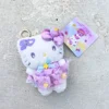 Sanrio Hellokitty 50th Anniversary Plush Toy Backpack Pendant Keychain Boys Girls Toy Schoolbag Decoration Birthday Present 1