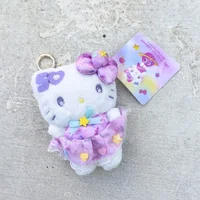 Sanrio Hellokitty 50th Anniversary Plush Toy Backpack Pendant Keychain Boys Girls Toy Schoolbag Decoration Birthday Present 1