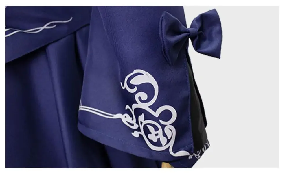 Fate Stay Night Altria Pendragon Blue Evening Dress Cosplay Costume