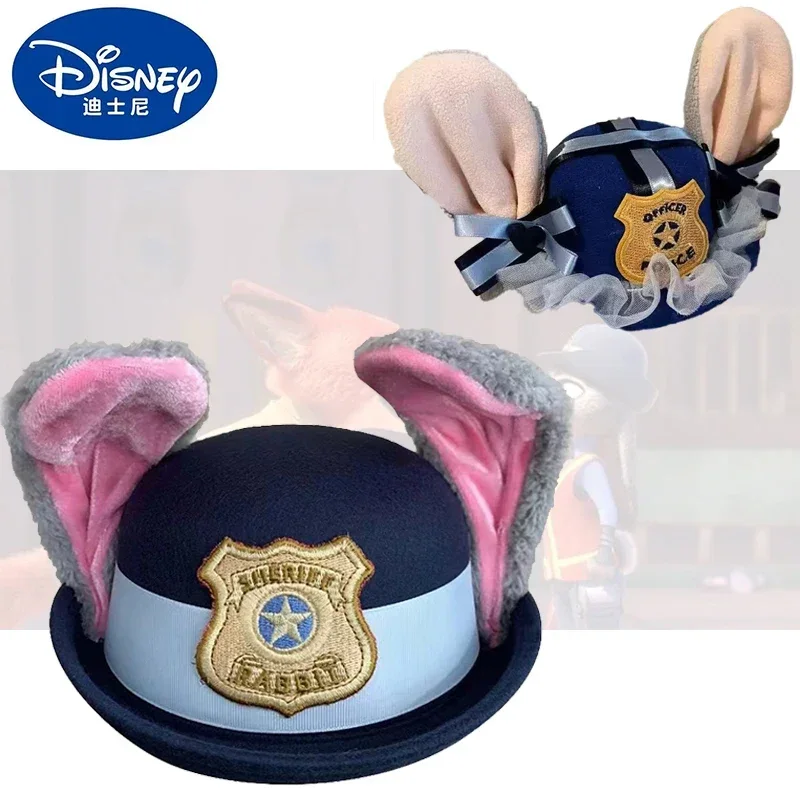 Disney Cute Judy Hat Rabbit Bowler Zootopia Police Officer
