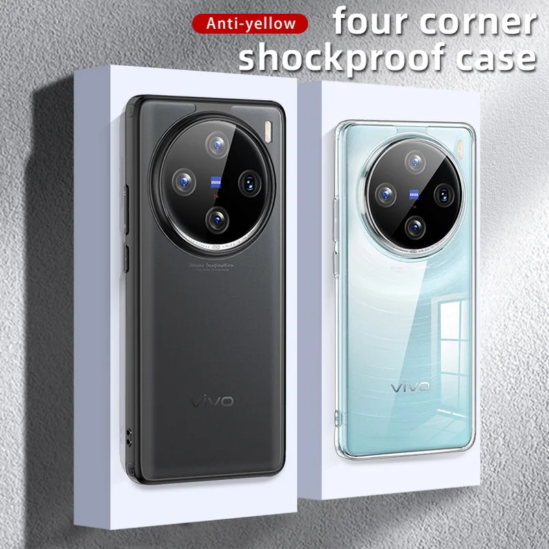 카메라 보호 투명 커버 휴대폰 케이스, VIVO X100 Pro x100 X90 Pro + X90 X80 X Note IQOO Neo 7 IQOO 12 Pro 8