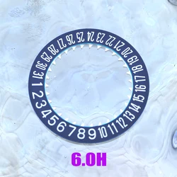 Enhanced Date Dial Wheel for Mechanical Movements - 6.0H or 9.0H O'clock Position (06)