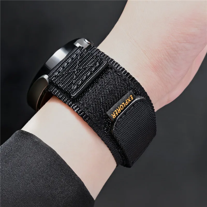 Klettverschluss Nylon-Uhrenarmband 16mm 18mm 20mm 22mm Schnellverschluss Herren Outdoor Sport Ersatzband Armband für Casio für Seiko – Detail 7