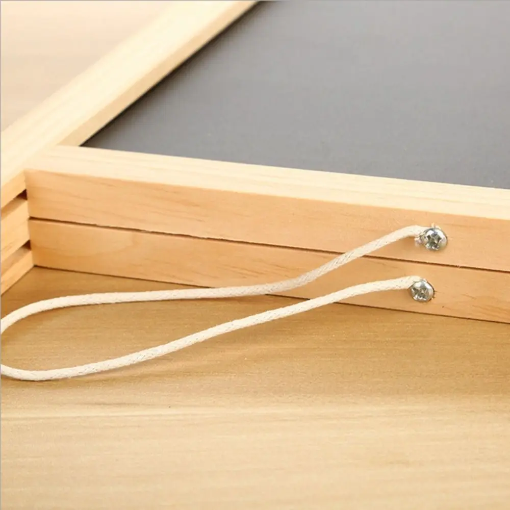 고품질 30*19cm A형 양면 분필칠판 독립형 나무칠판 미니칠판 활동 표시판 탁상 메뉴판