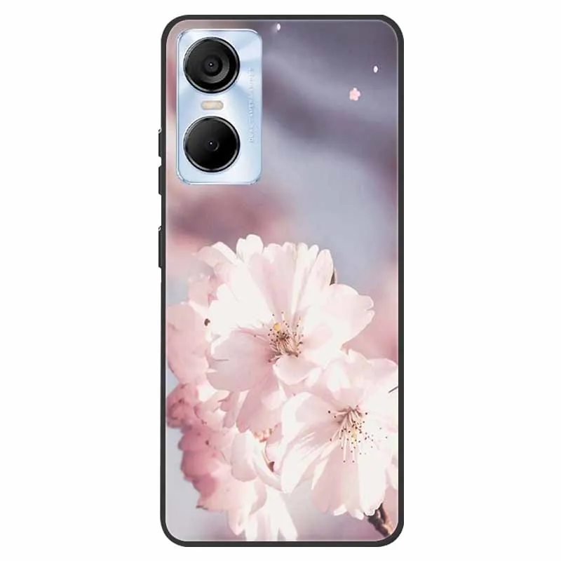 Animal Silicone TPU Soft Phone Case - Protective Wolf & Cat Design