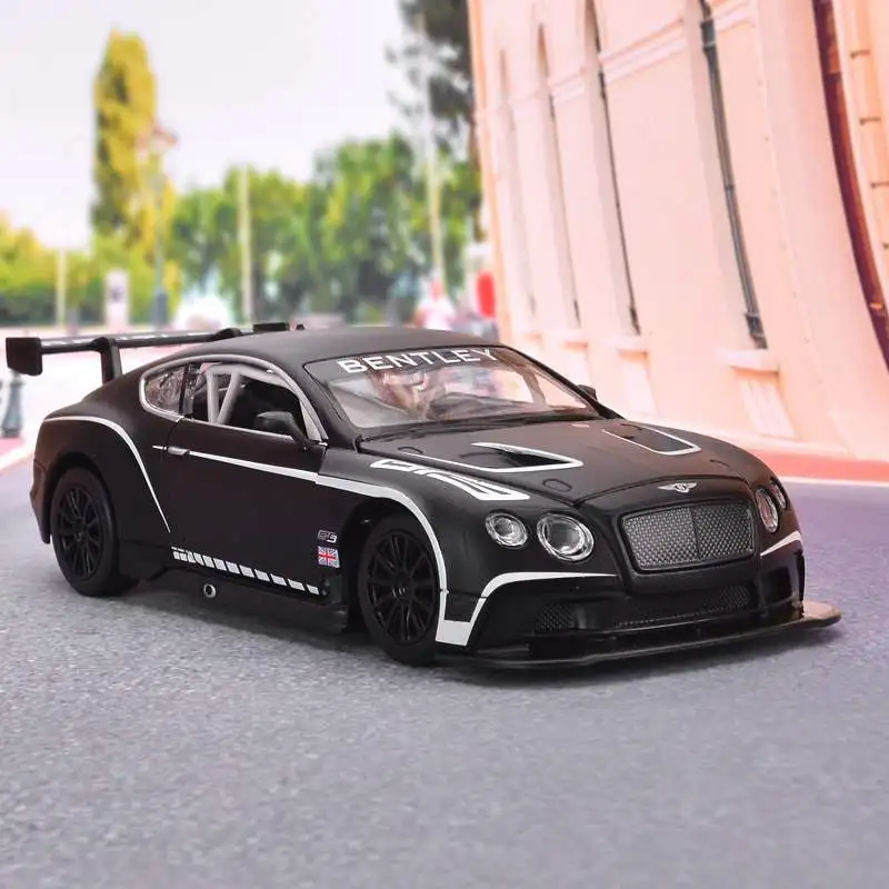 1:24 Bentley Continental GT3 Alloy Car Diecasts & Toy Vehicles Car Model Sound and light Pull back Car Toys For Kids Gifts 3