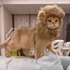 Pet Hairpiece Humorous Lion Mane Headgear for Dogs and Cats Adjustable Costume Accessories for Fun Dress-up and Play