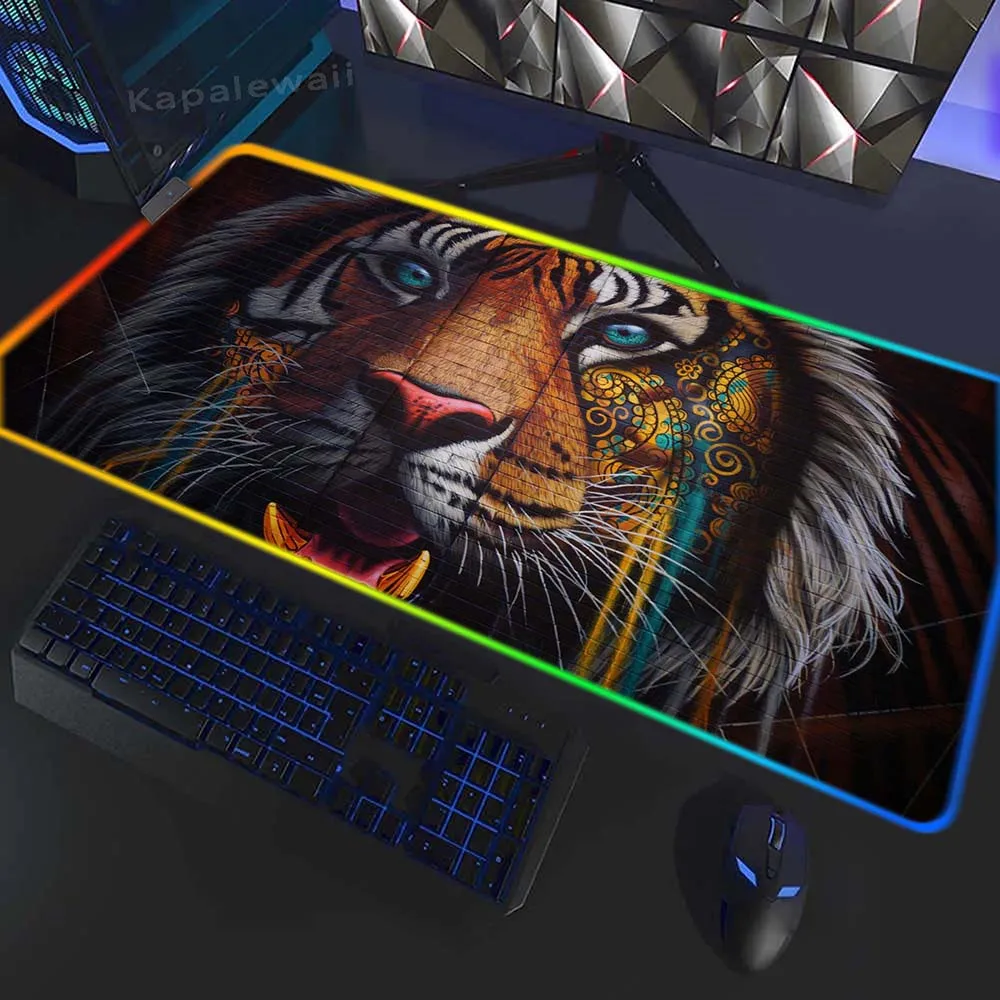 

Graffiti Gamer Mousepad 400x900cm Desk Mat Glowing USB LED Locking Edge Mouse Mat Large Gaming Mouse Pad Computer Keyboard Pads