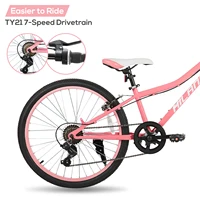 Hiland 24 pouces VTT pour enfants de 7 ans, fourche à suspension avant, vélos pour enfants pour garçons et filles, plusieurs couleurs 5