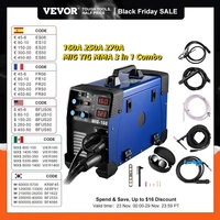 5 in 1 MIG / MAG / TIG / FLUX / MMA Inverter Aluminum Welder Semi-automatic IGBT Combo Welding  Machine 270A / 250A /200A/160A 1