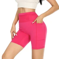 (S-XL)Men Women Quick Dry Marathon Running Shorts with Waist Pack Compression Gym Tights Yoga Fitness Sport Short Pants - Image 5