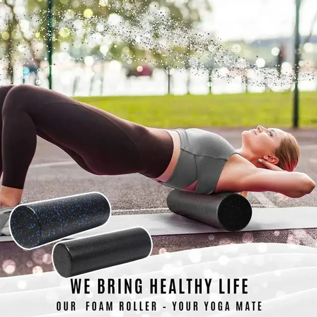 Yoga Pilates Foam Roller Eva Foam Deep Tissue Massage Equipment Muscle Training Yoga Recovery Fitness A7q8 4
