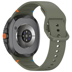 Luxury Silicone Band for Galaxy Watch - Premium Strap for Men and Women (Army green)