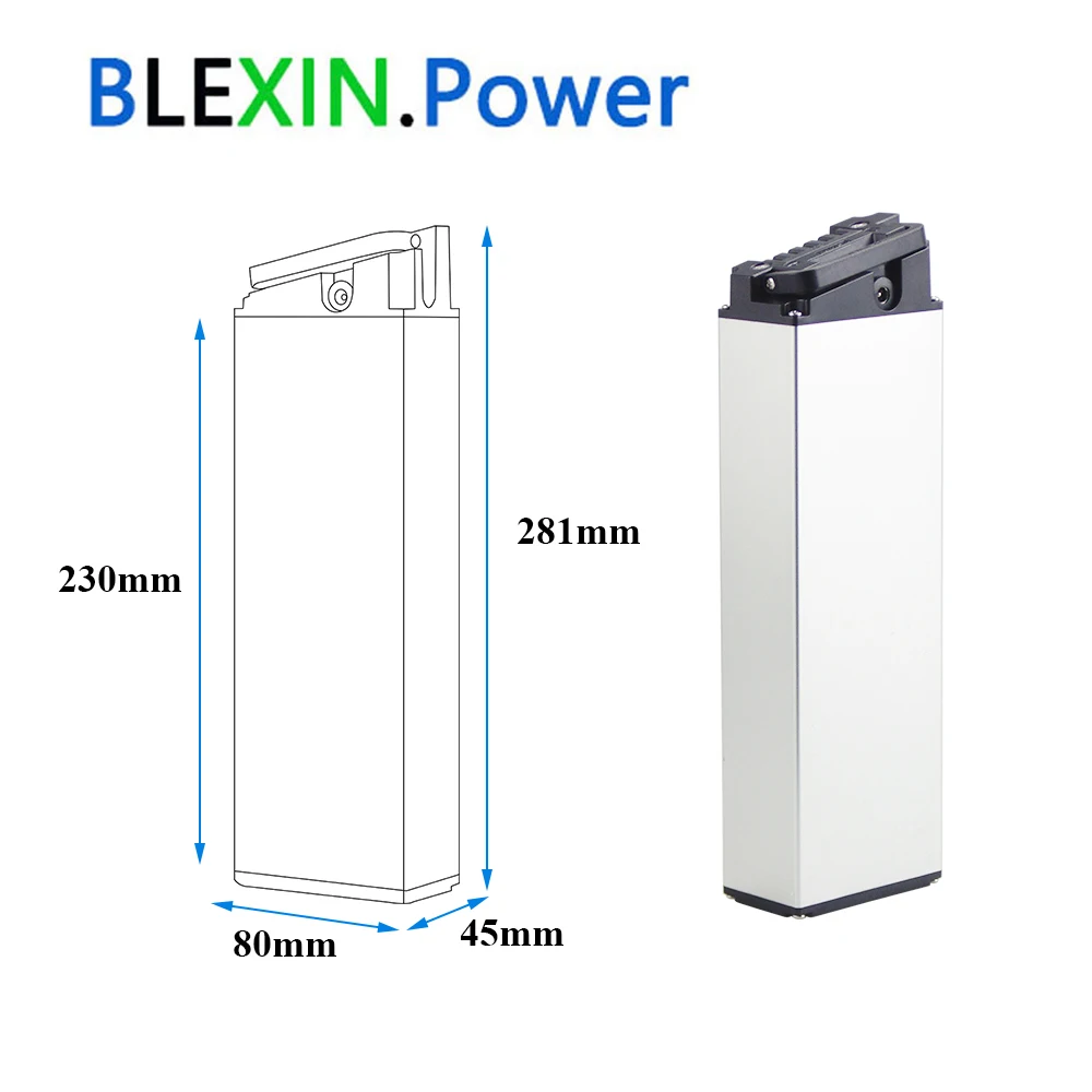 Batteria per Bici Elettrica Pieghevole iRider 36V 5.2Ah 6.4Ah 6.8Ah 7Ah, Batteria per E-bike Pieghevole iRider 250W 350W