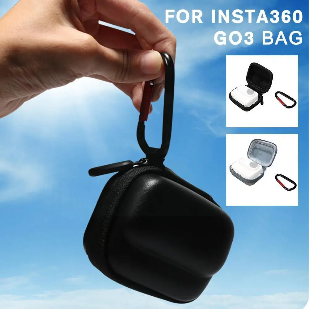 

Mini Body Bag For Insta360 GO3 Sports Camera Storage Bag Protective Organizer Body Sports EVA Dustproof Camera Bag Accessor N4Y6