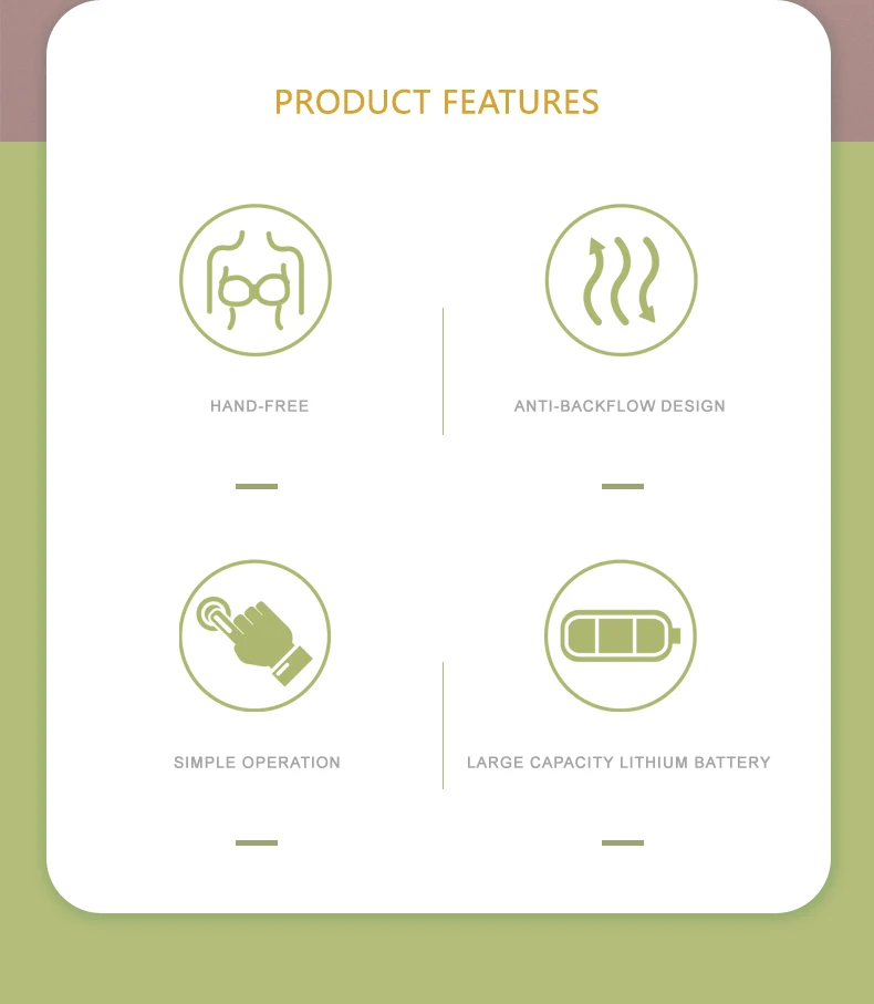 Electric Hands-free Wearable Breast Pump Silent Portable Comfort_voghion.com