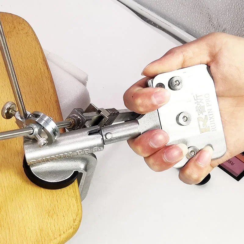 칼 숫돌 새로운 전문 Ruixin pro 4 rx 008 알루미늄 합금 칼 숫돌 시스템 다이아몬드 숫돌 주방 도구