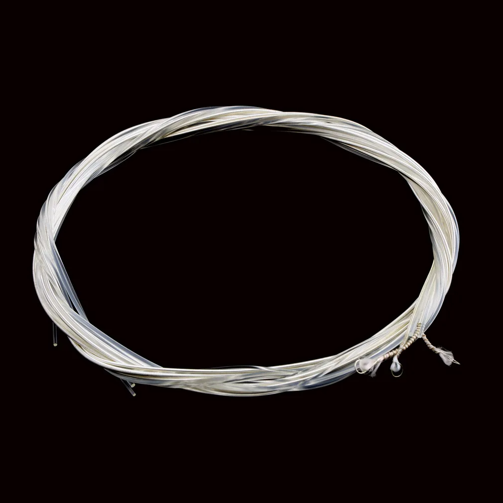 Electric Guitar Strings Acoustic Guitar Strings Classical Guitar Strings Guitar Accessories Nylon Guitar Strings Clear Light Classical Strings Silver Plating Copper 1-6 E B G D A E 6pcs/set