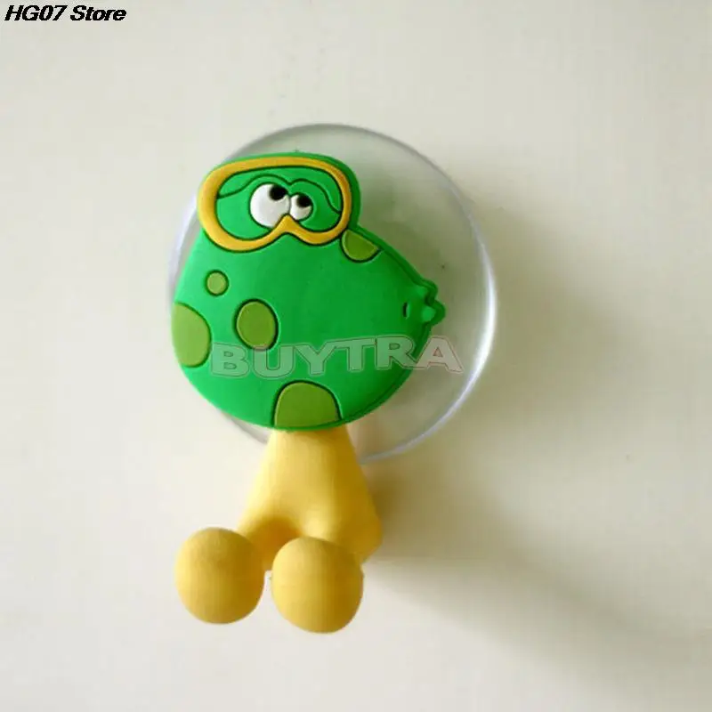 1PC Animal Cute Cartoon Animals Suction Cup Toothbrush Holder Bathroom Accessories Set Wall Suction Holder Tool