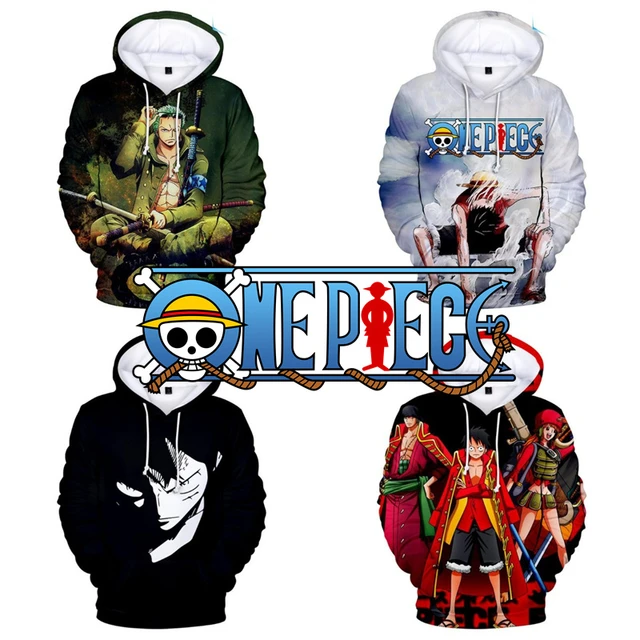 One P Luffy Zoro Hoodie Sweatshirt Colorful Doflamingo Boys Girls