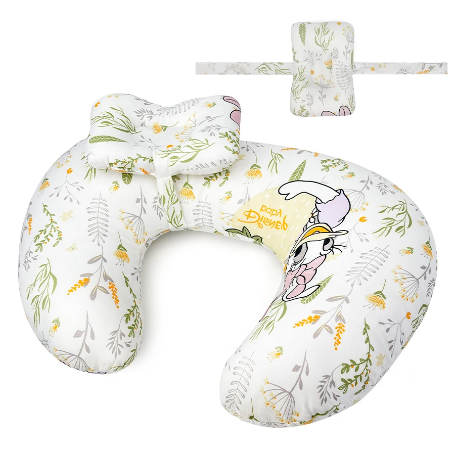 Nursing Pillow U-Shaped Multifunctional Removable Machine Washable Cover Waist & Neck Support Breastfeeding Side