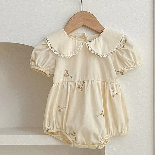B039 Beige Romper