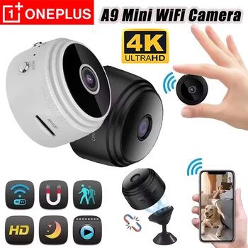 Telecamera OnePlus A9 Mini 1080P HD, Telecamera IP WiFi Intelligente per Sicurezza Domestica, Monitoraggio Remoto Mobile con Applicazione