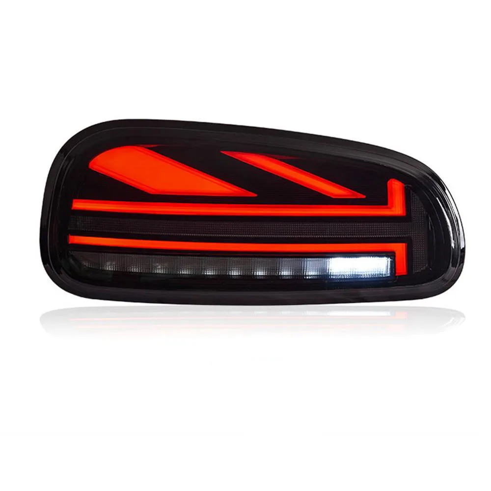 

For BMW MINI 15-20 F54 Taillight Assembly Retrofit Beige Flag LED Running Brake Running Water Turn Signal Light