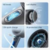 JISULIFE Mini Handheld Portable Fan, 100 Wind Speeds, 5000mAh Battery Rechargeable, LED Digital Display, Travel,Camping,Outdoor 5