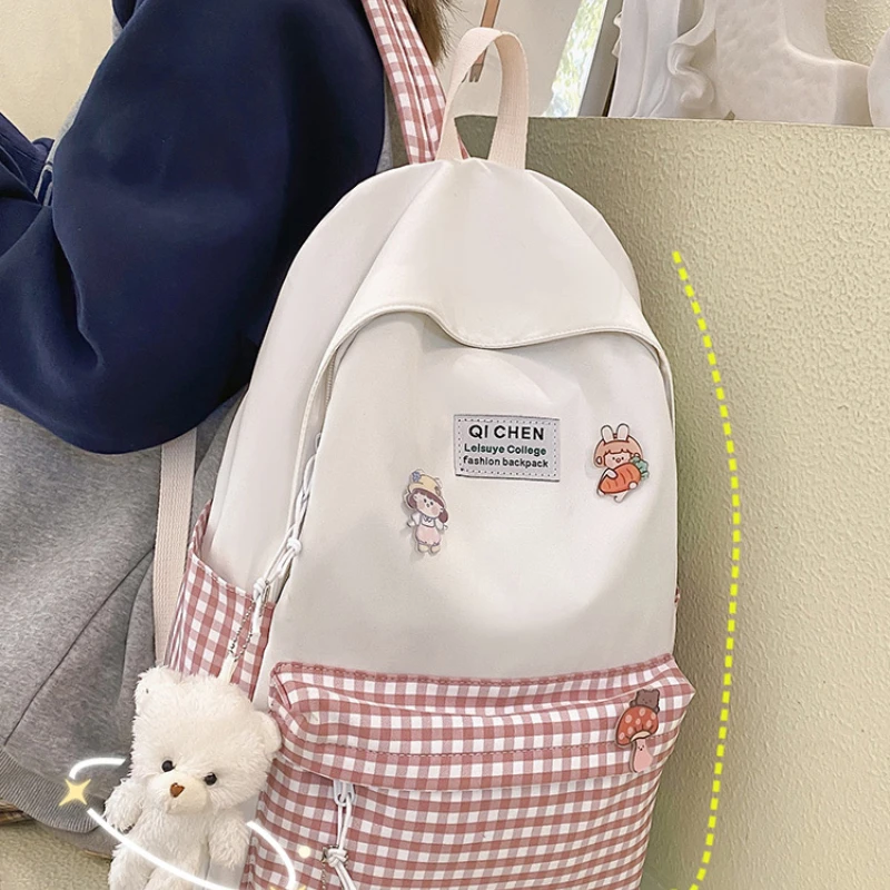 

Милый школьный ранец для девочек младшей и старшей школы, рюкзак для учеников трех-пяти и шести классов INS