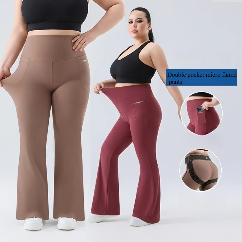 Plus Size Flare Leggings 1