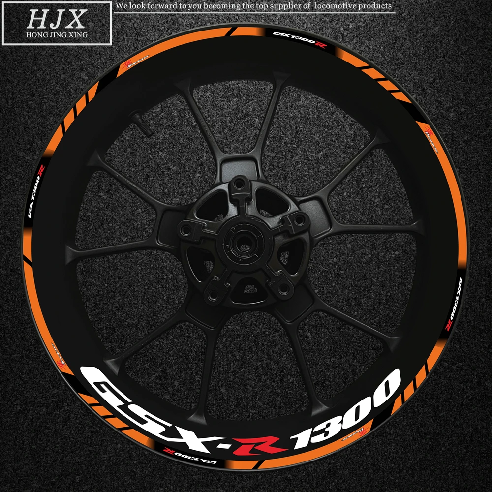 reflective stickers motorcycle stickers vinyl stickers graffiti stickers custom stickers wheel hub stickers motorcycle accessories Motorcycle Suzuki Gsx-r1300 Hayabusa GsxR1300r Wheel hub stickers tire rims rim modification reflective stickers