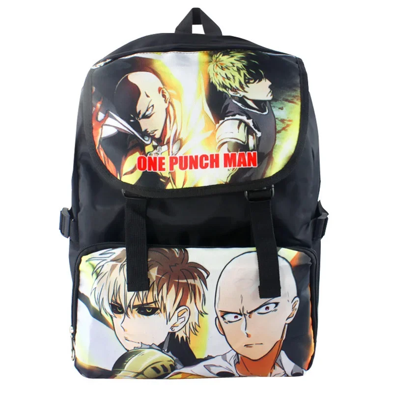 

Anime One Punch Man Saitama Waterproof Laptop Backpack Genos Double-Shoulder Students School Bags