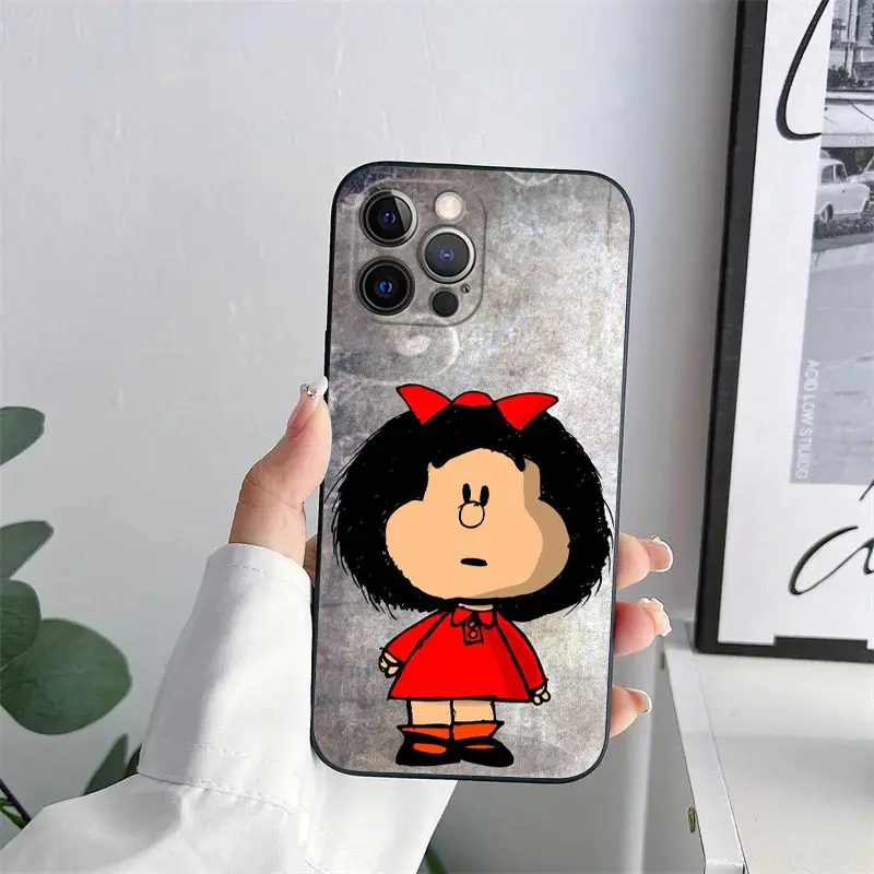Mafalda Cartoon Phone Case – Stylish and Durable Protective Cover