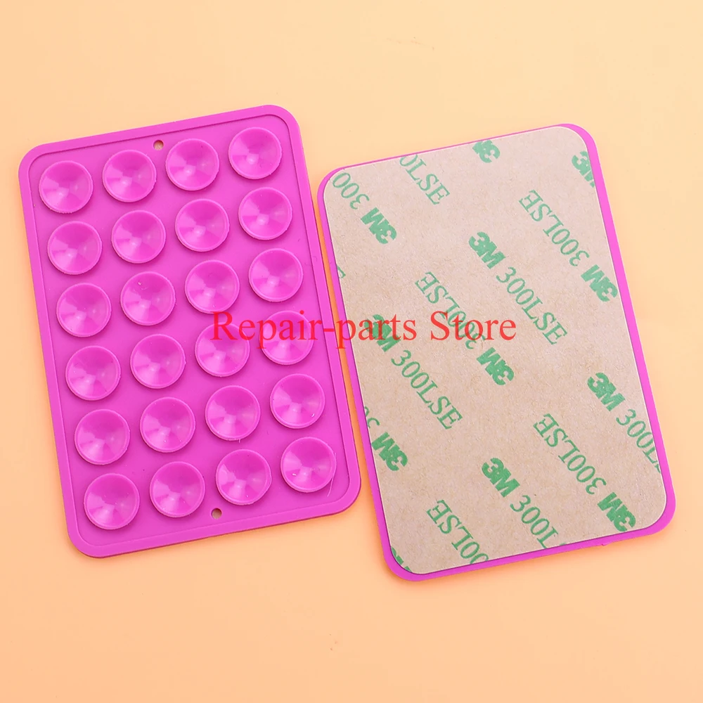 Dual Pack Silicone Suction Grip Phone Stands with Anti-Slip, Hands-Free Design