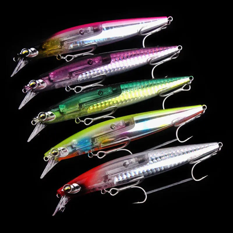 Flash Boot Jerkbait 130mm 18.5g Floating Wobbler Slatwater Fishing Lure Sea Bass Pike Hard Bait