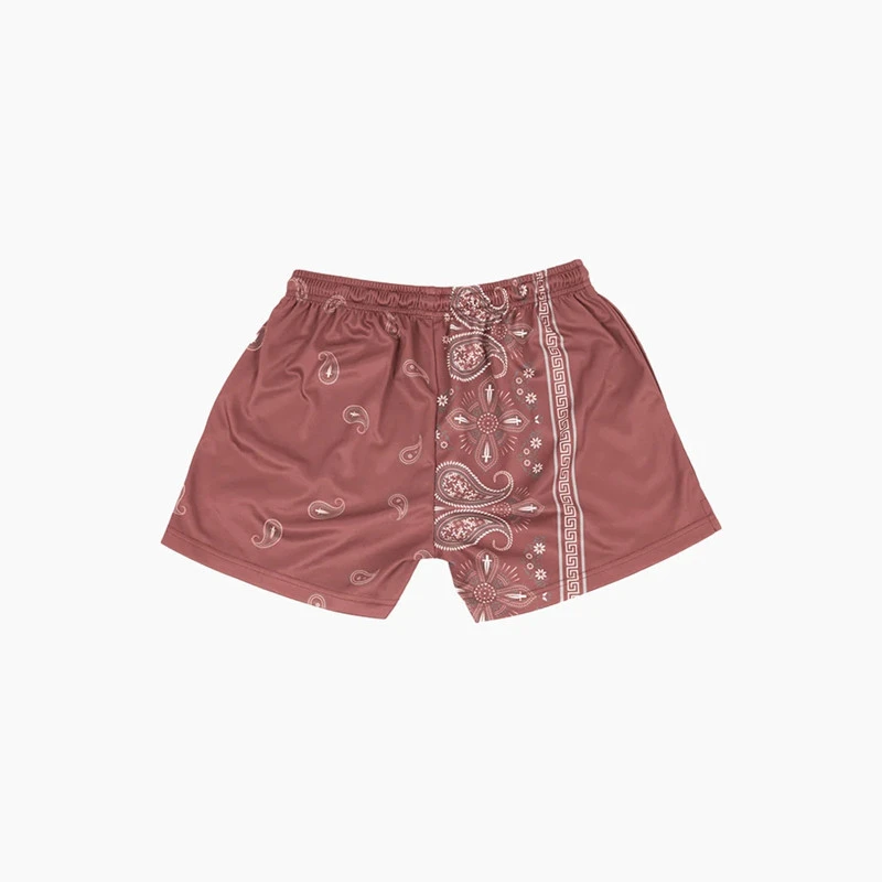 Street clothing, summer fashion men's shorts, IW letter printed casual pants, mesh quick drying stretch sports pants