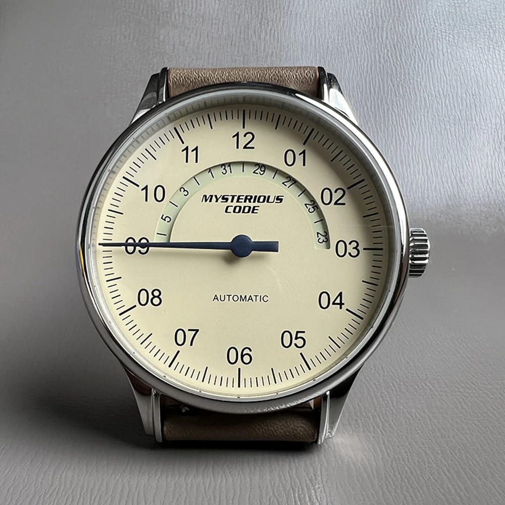 

PT5000 Automatic Watch Men Vintage Mechanical Wristwatches Mysterious Code 42mm Business Watch Male Retro ETA 2824 Clocks Luxury